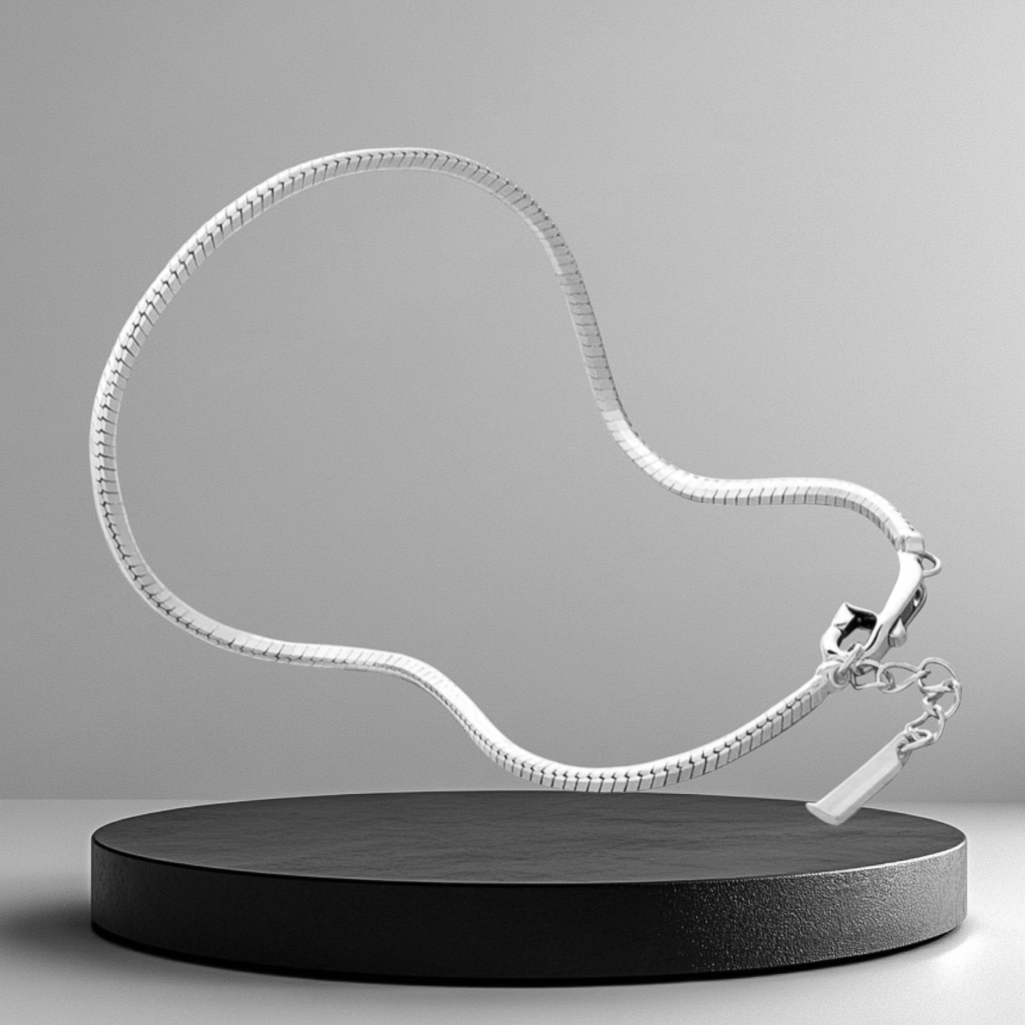 Snake Chain Silver Bracelet