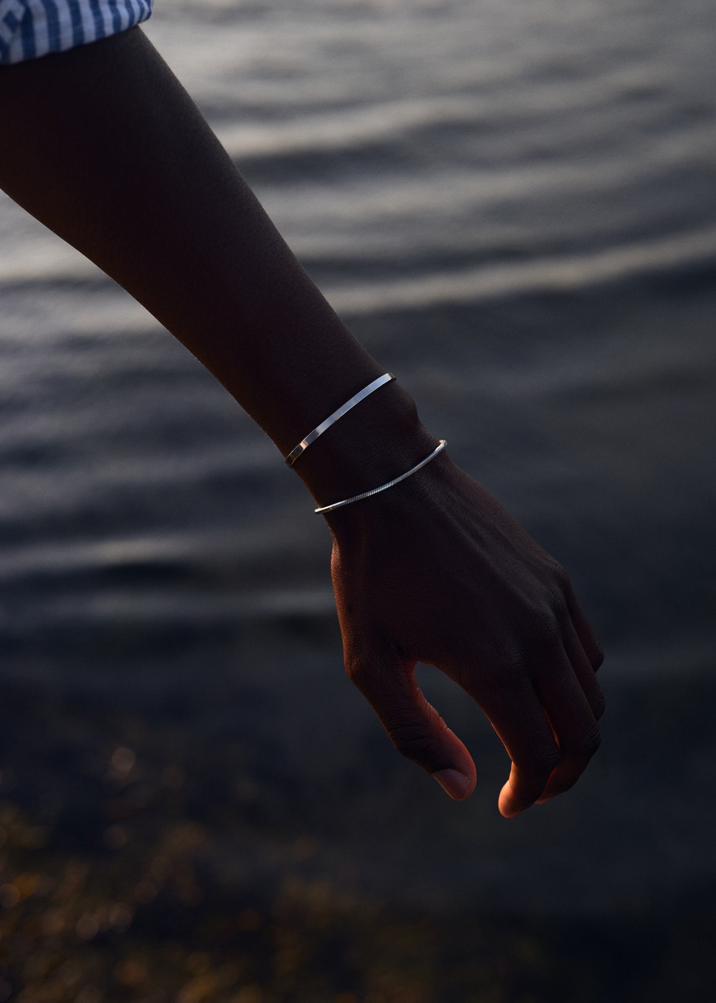 Silver Venatra Cuff Bracelet