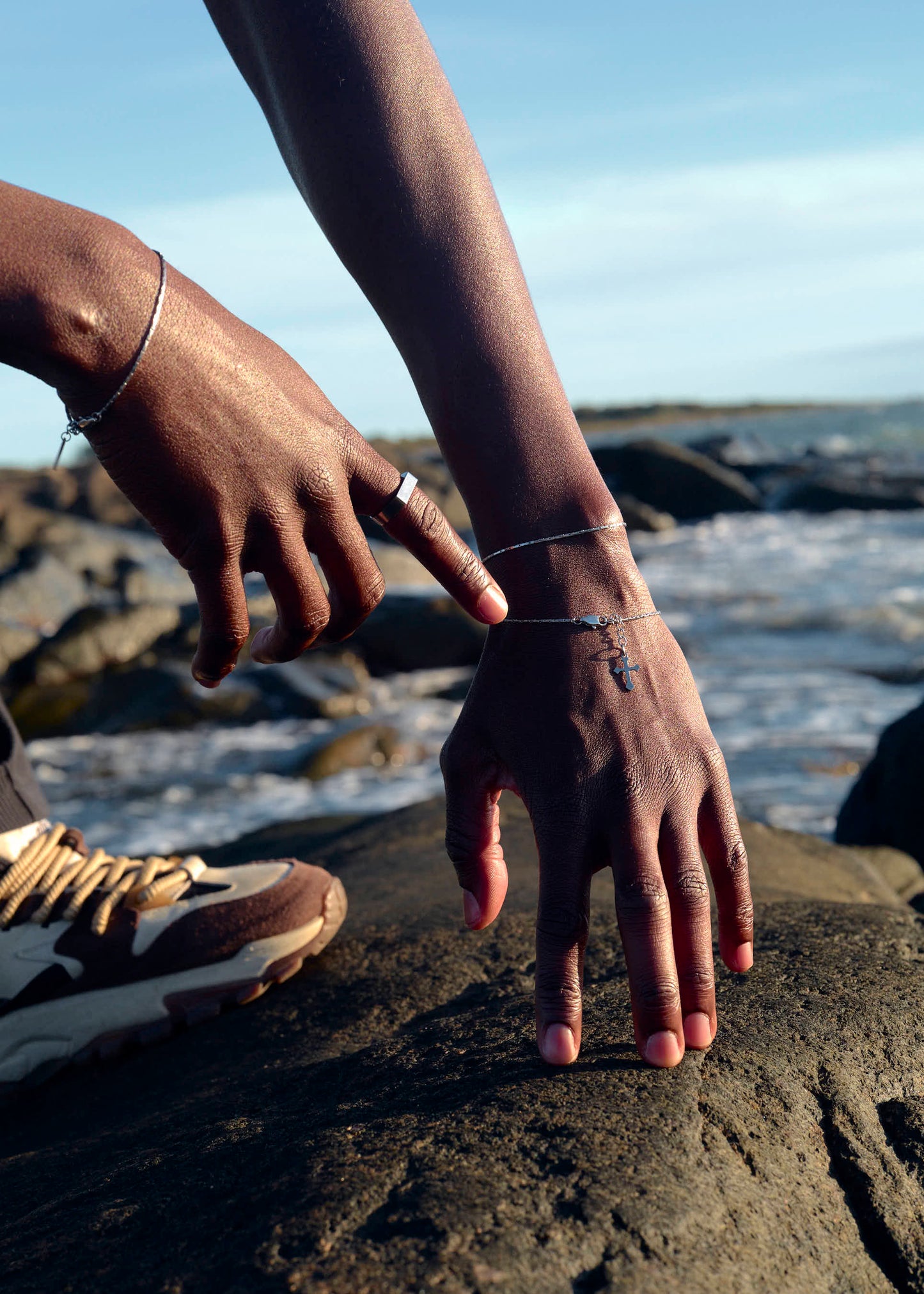 Pilgrim Tribe Chain Cross Bracelet
