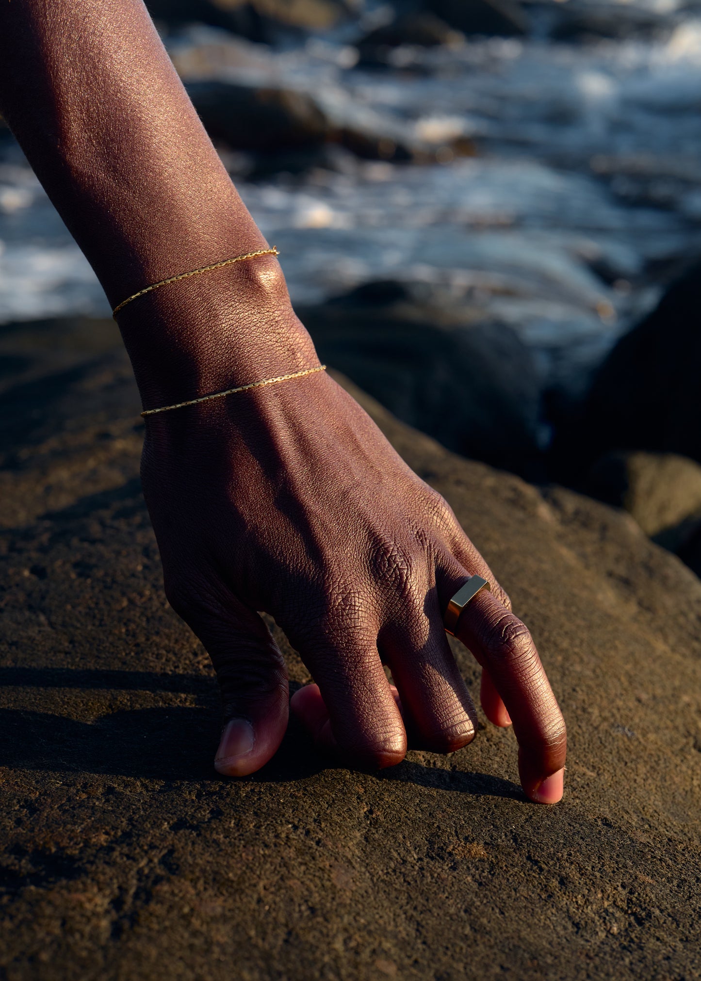 Serpant Adjustable Gold Bracelet