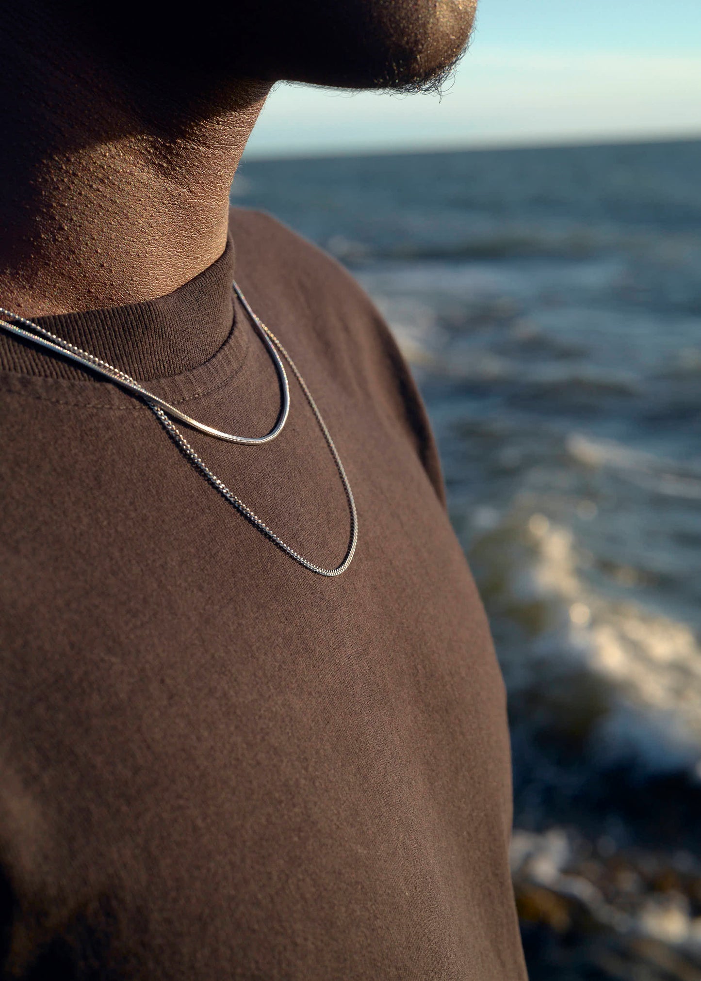 Staton Cuban Silver Chain Necklace