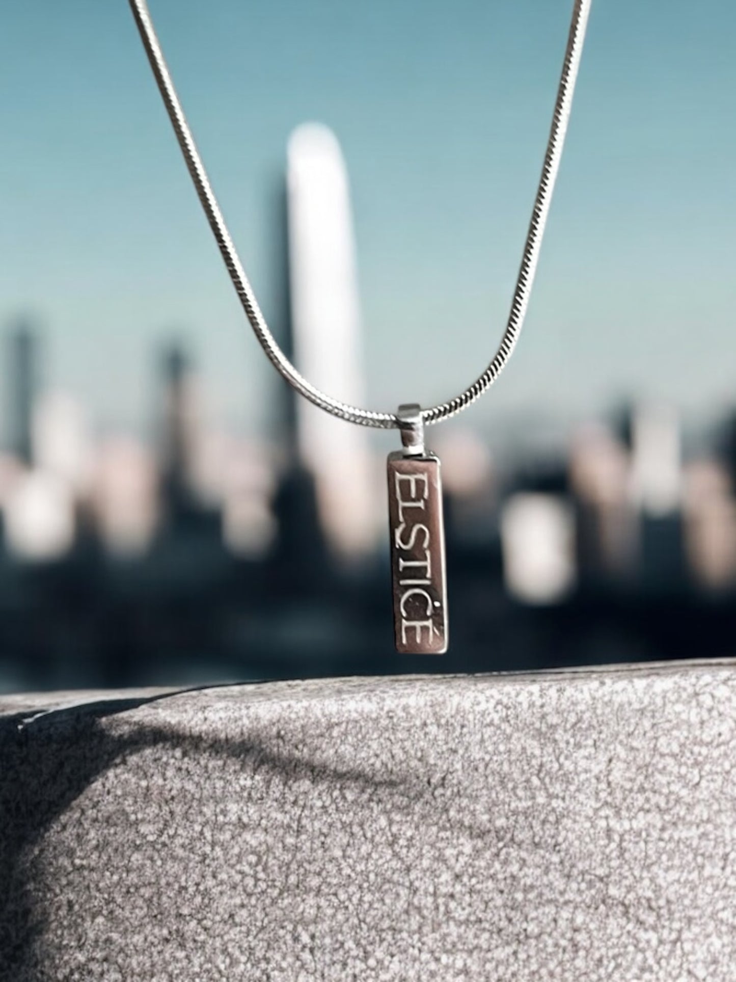 Silver Voucher Necklace
