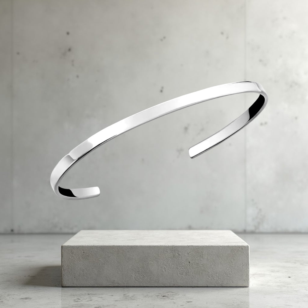 Silver Venatra Cuff Bracelet