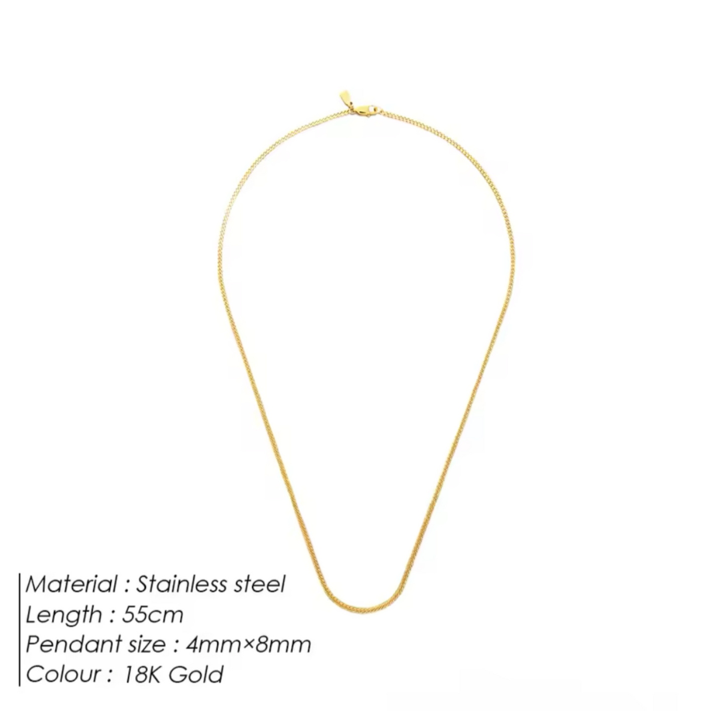 Figaro Golden Cuban Necklace