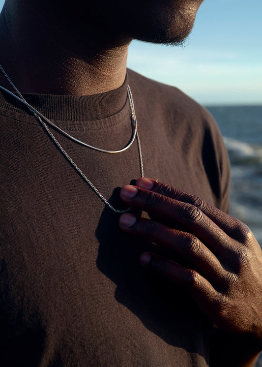 Snake Silver Necklace
