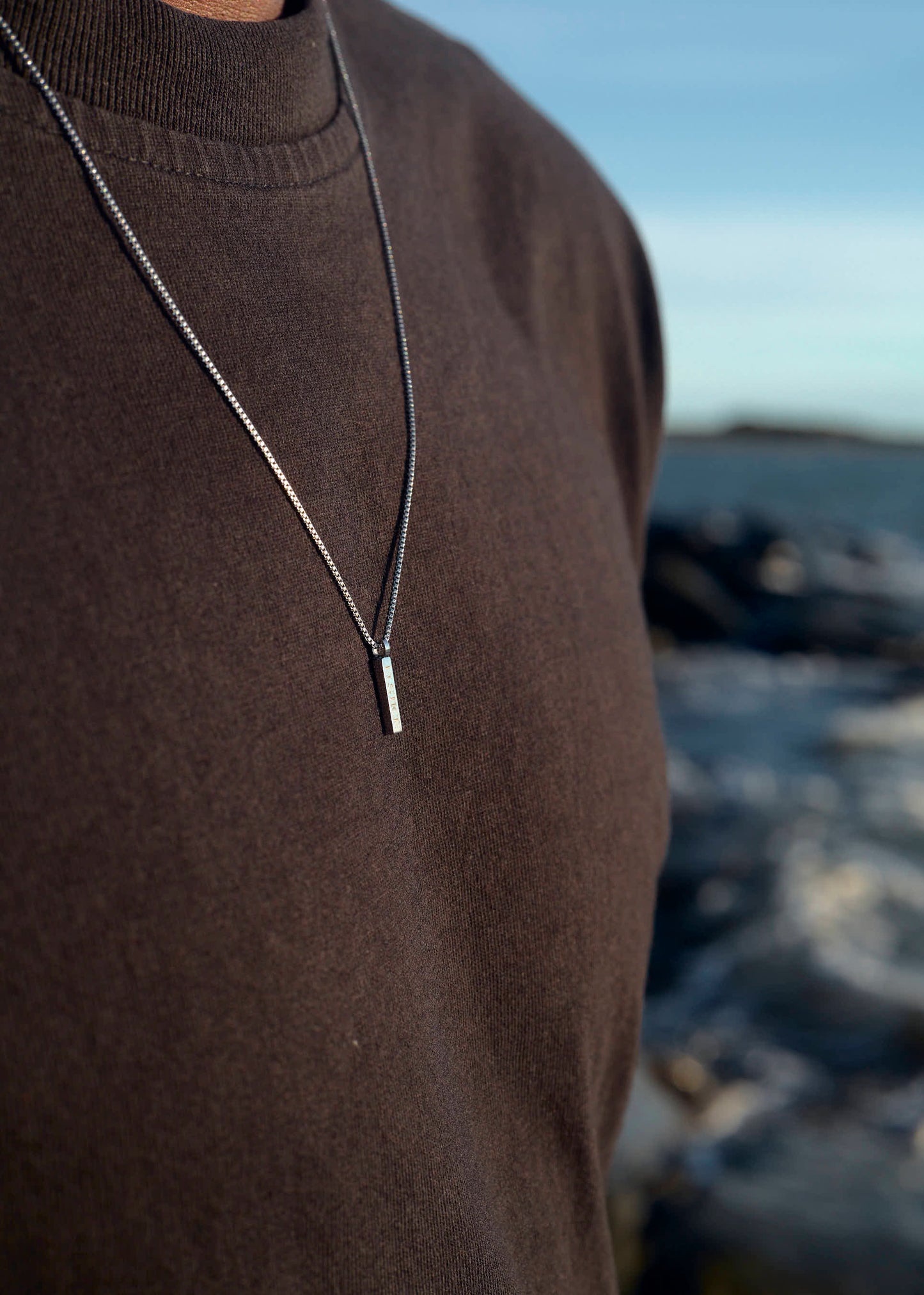 Qube Silver Necklace