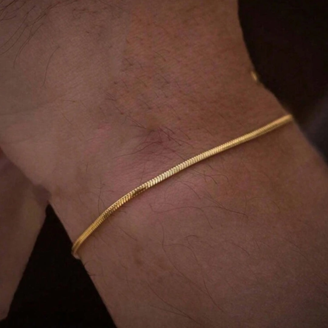 Snake Chain Gold Bracelet